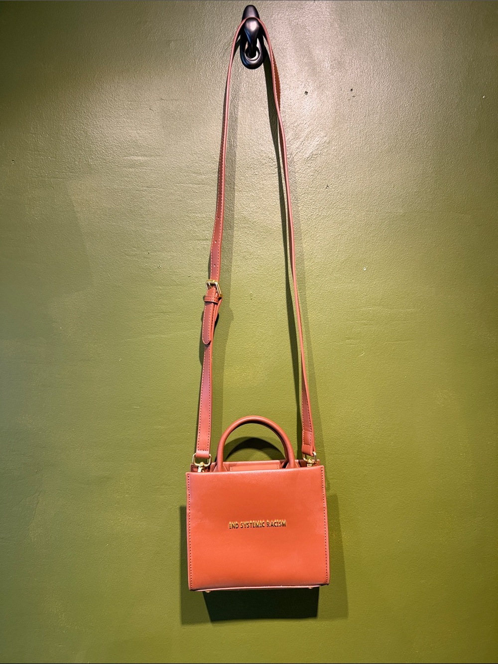 Brandon Blackwood Women's Square Crossbody Bag - End Systemic Racism